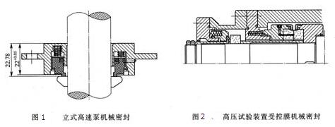 水泵高壓高壓條件下的機(jī)械密封結(jié)構(gòu)